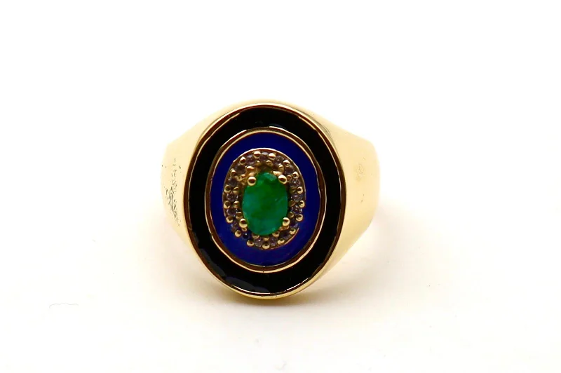 Women’s elegant rings-GIORGIA RING EMERALD