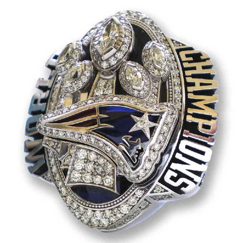 Women’s simple solitaire rings-2016 New England Patriots Super Bowl LI Ring