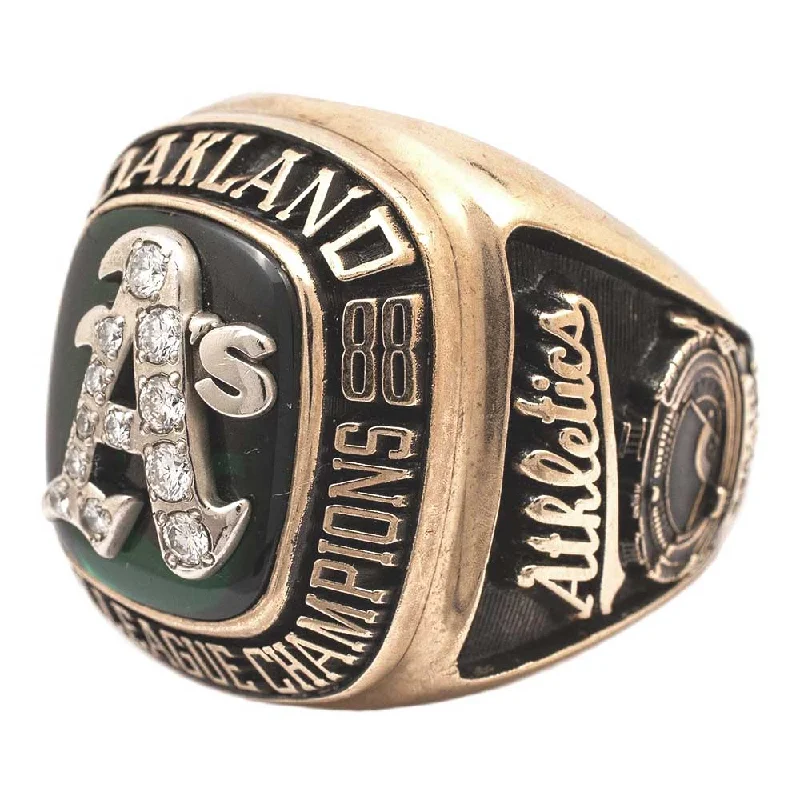 Women’s unique rings-1988 Oakland A's AL Championship Ring