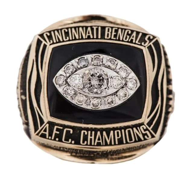 Women’s art deco engagement rings-1988 Cincinnati Bengals AFC Championship Ring