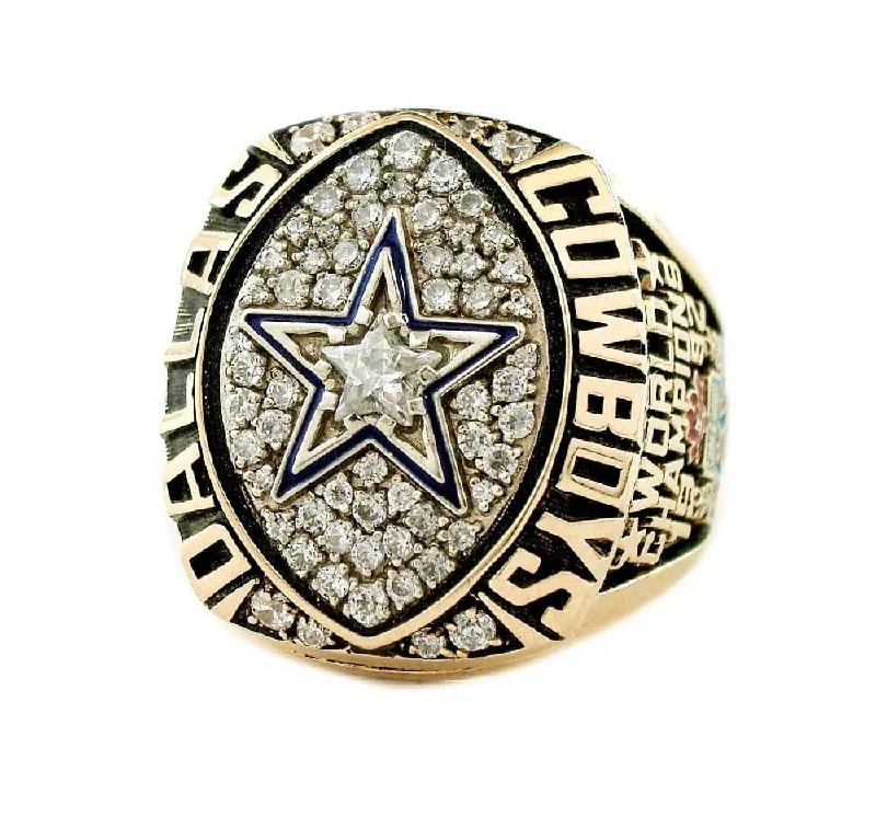 Women’s square diamond rings-1992 Dallas Cowboys NFL Super Bowl Ring