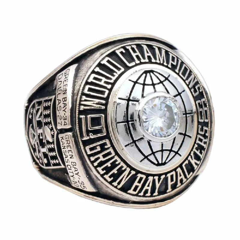 Women’s stacked rings-1966 Green Bay Packers Super Bowl I Ring