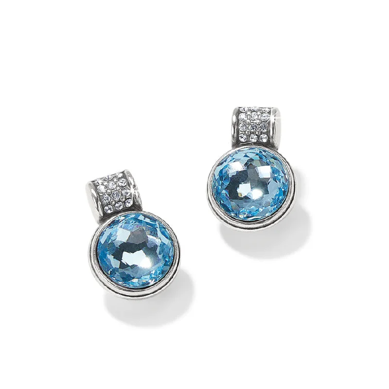 Women’s vintage earrings-Brighton | Meridian Aurora Petite Post Earrings in Aqua