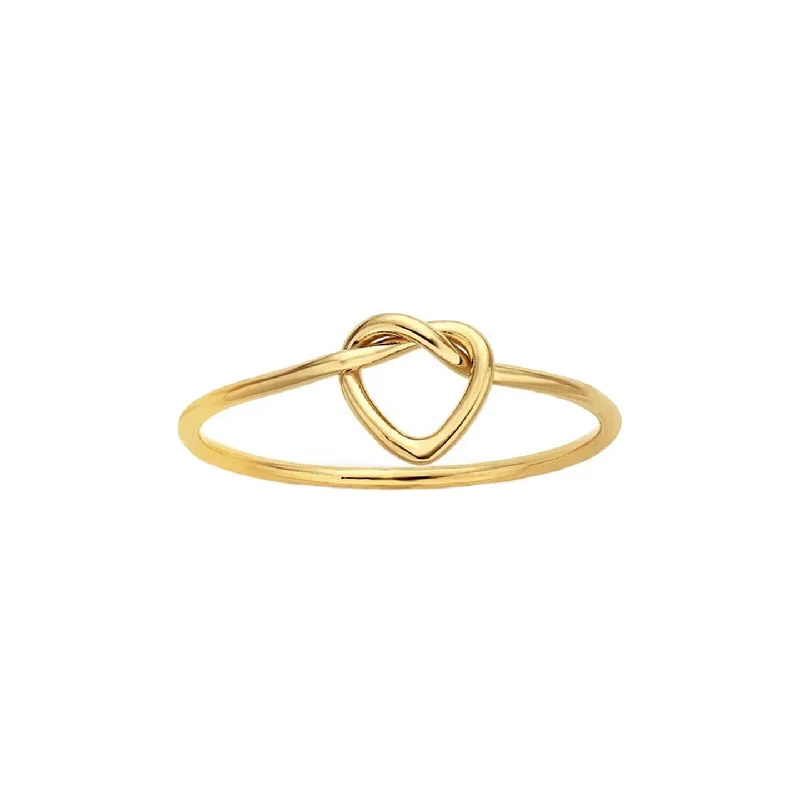 Women’s wedding rings-Heart ♡ Me Knots Ring