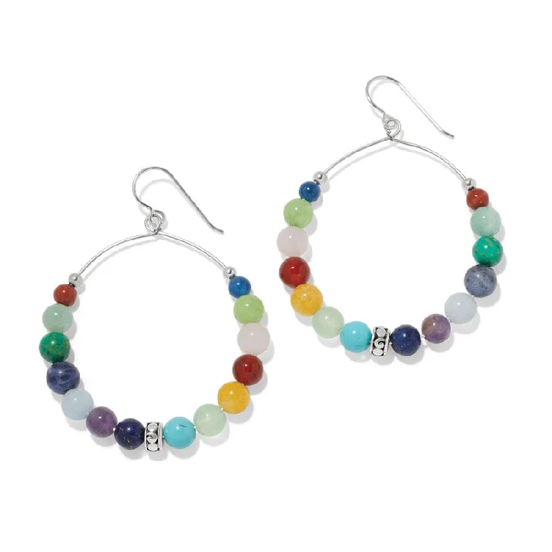 Women’s artistic gold earrings-Brighton | Contempo Confetti French Wire Circle Drop Earrings