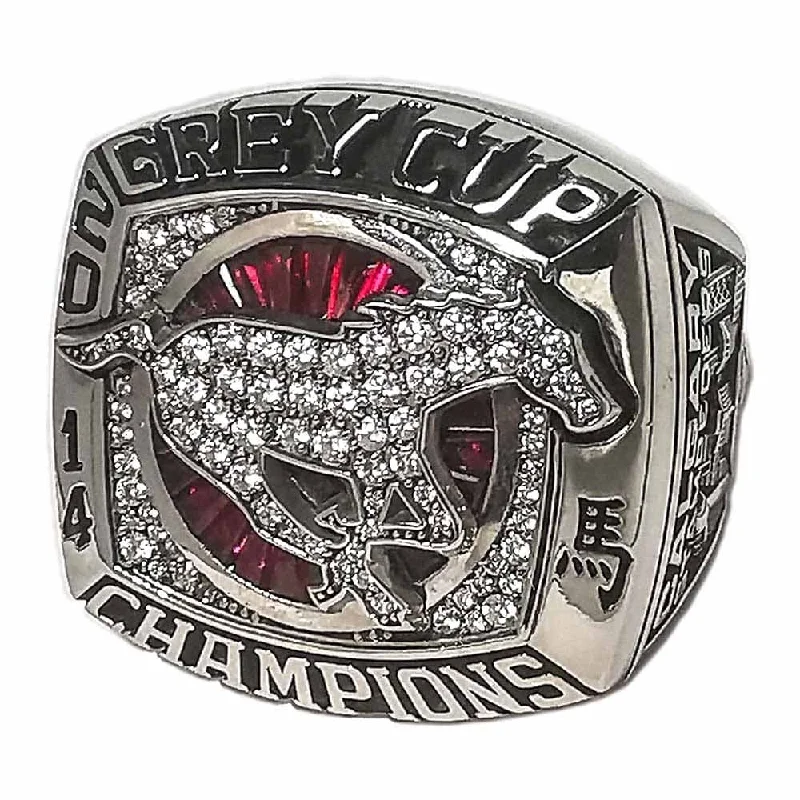 Women’s wedding rings-2014 Calgary Stampeders Grey Cup Ring