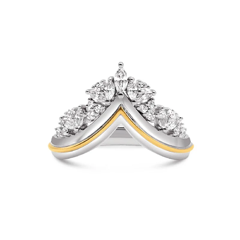 Women’s art deco rings-Estella Cluster Ring