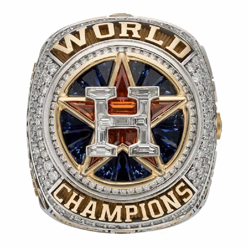 Women’s turquoise rings-2017 Houston Astros World Series Ring