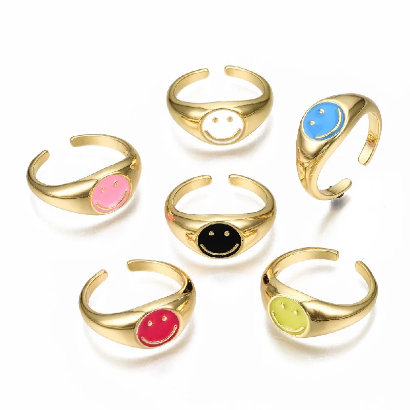 Women’s sapphire rings-Cheerful Smiles Ring