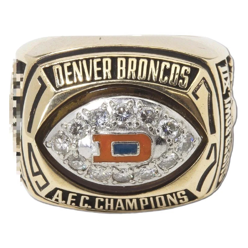 Women’s art deco rings-1977 Denver Broncos AFC Championship Ring