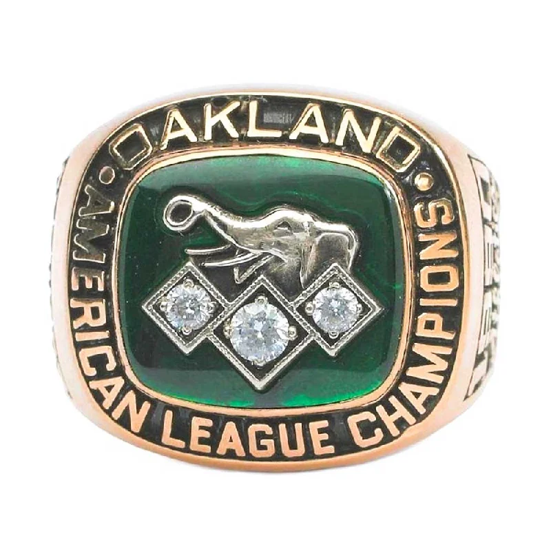 Women’s platinum rings-1990 Oakland A's AL Championship Ring