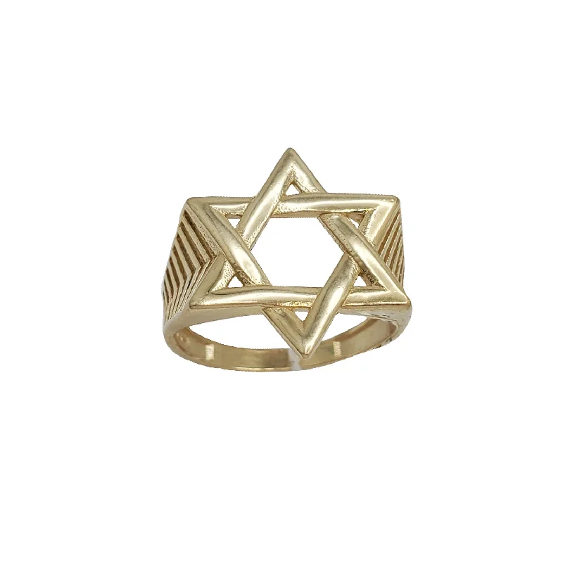 Women’s infinity rings-Star Of David Ring (14K)