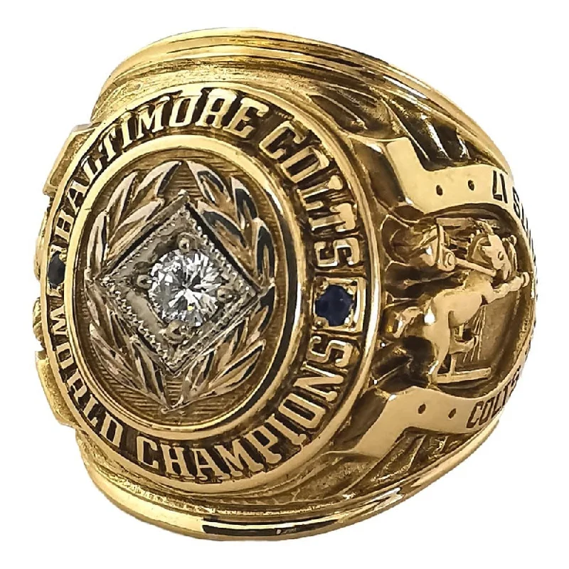 Women’s opal rings-1958 Baltimore Colts NFL Championship Ring