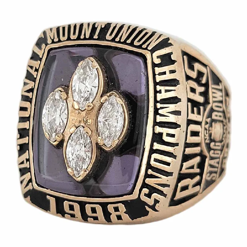 Women’s bold rings-1998 Mount Union NCAA Division III Football Championship Ring