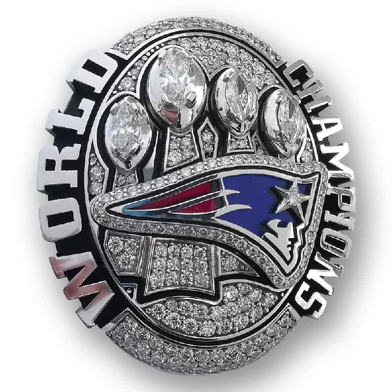 Women’s rose gold stackable rings-2014 New England Patriots Super Bowl XLIX Ring