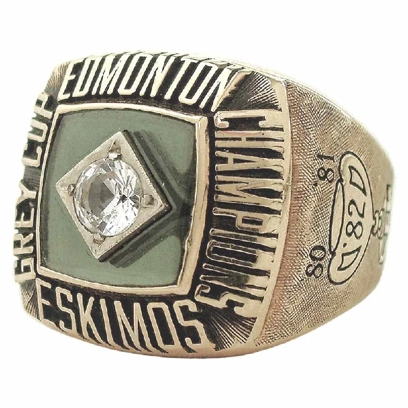 Women’s custom rings-1982 Edmonton Eskimos Grey Cup Ring