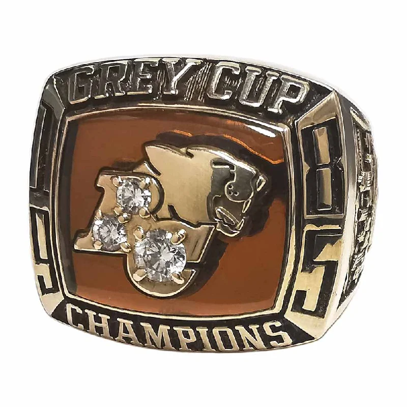 Women’s statement rings-1985 British Columbia Lions Grey Cup Ring