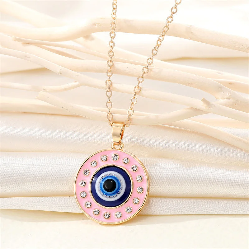 Pink round Eye