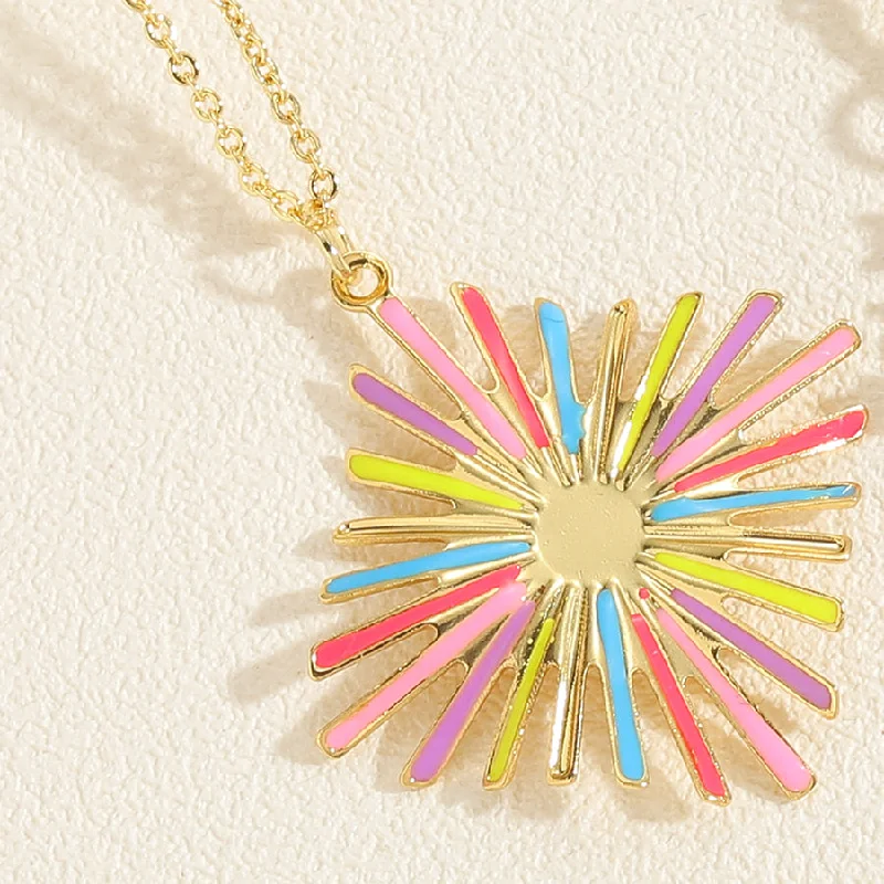 Colorful Oil Necklace Necklace