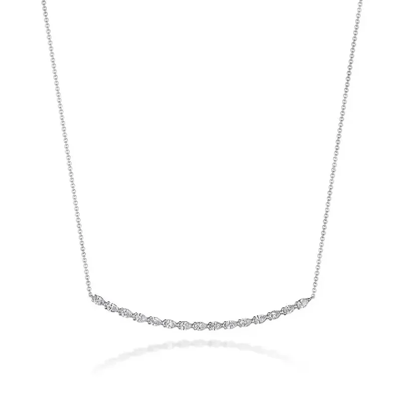 Women’s pendant necklaces-Tacori Pear Diamond Necklace