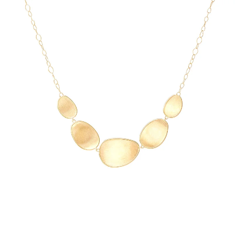 Women’s chain necklaces-Marco Bicego Lunaria "Halfie" Petal Necklace