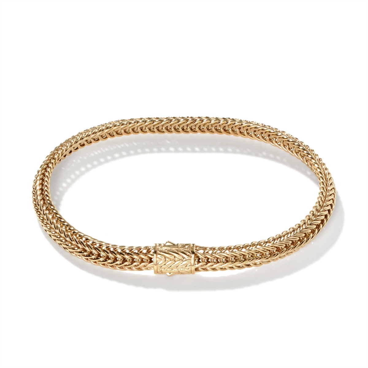 Women’s enamel bracelets-John Hardy Kami Classic Chain 14K Yellow Gold 6mm Chain Bracelet