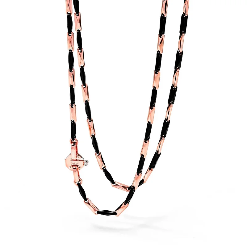 Women’s double-layer necklaces-Baraka Cyborg Ceramic Chain