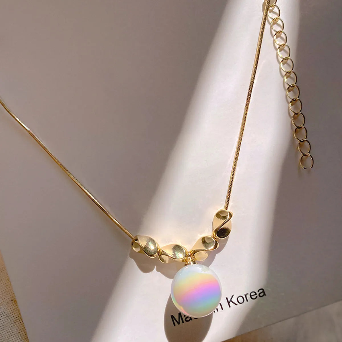 Women’s bold statement necklaces-Simple Style Geometric Copper Plating Inlay Artificial Pearls Gold Plated Necklace