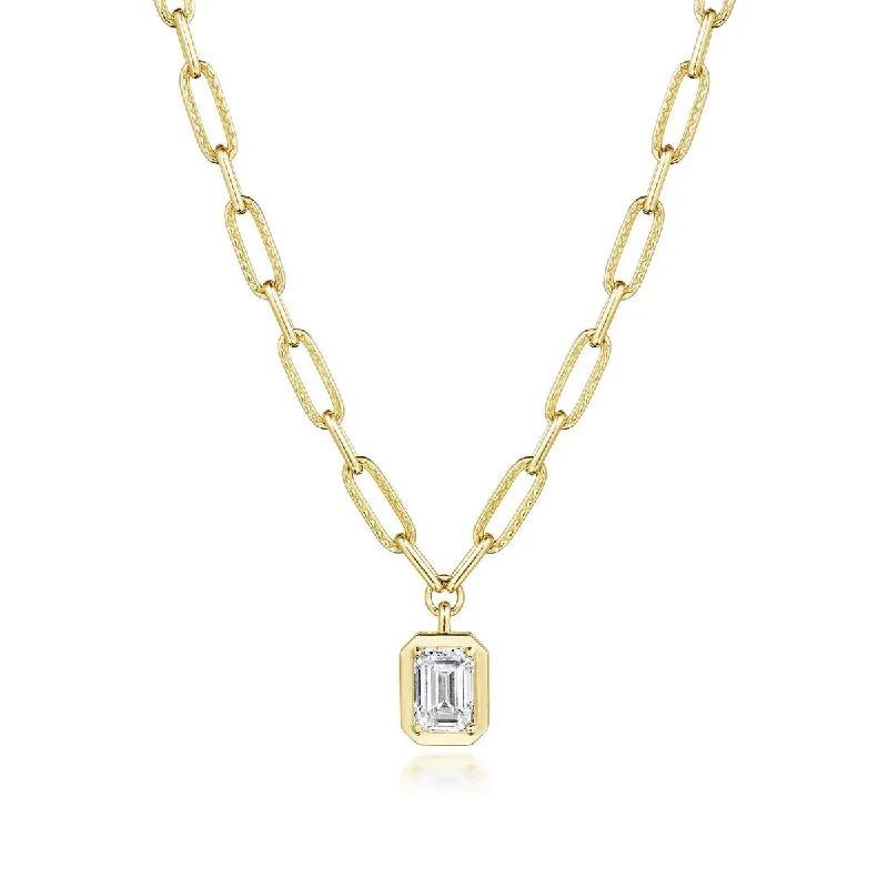 Women’s delicate necklaces-Tacori Allure Petite Diamond Link Pendant Necklace