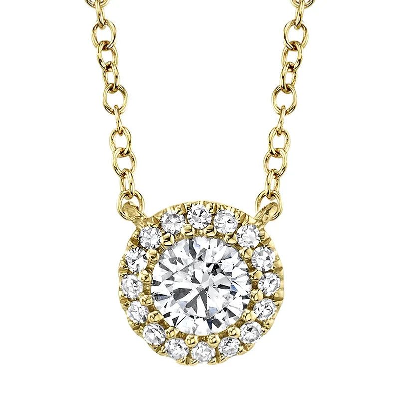 Women’s diamond necklaces for her-Shy Creation Diamond Pendant Necklace