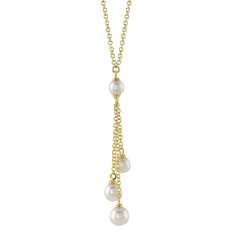 Women’s anniversary necklaces-Shy Creation Cultured Pearl Necklace