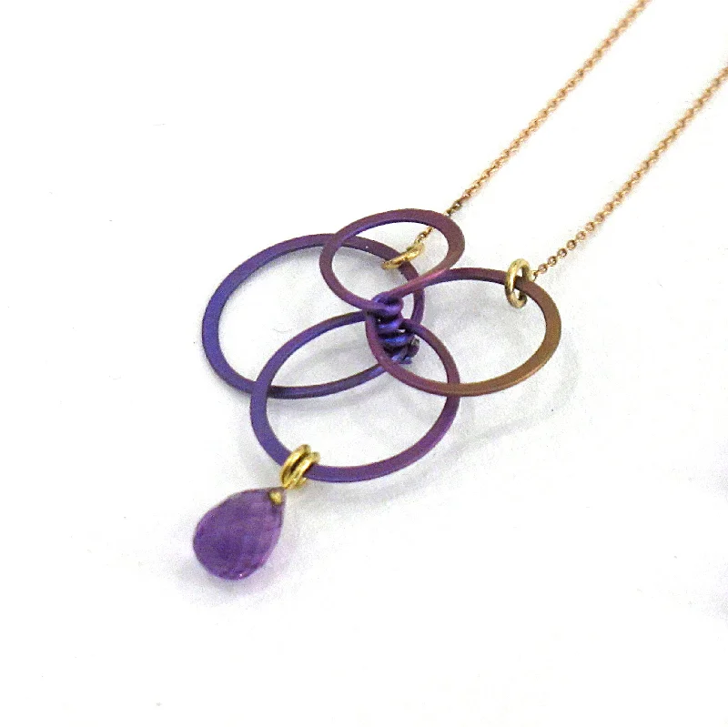 Women’s personalized necklaces-Round and Round Necklace