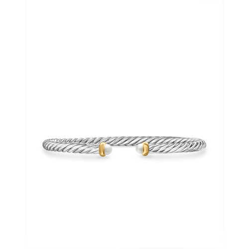 Women’s chunky bracelets-David Yurman 4mm Modern Cable Flex Bracelet