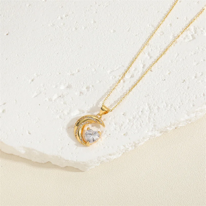 Love Moon Necklace