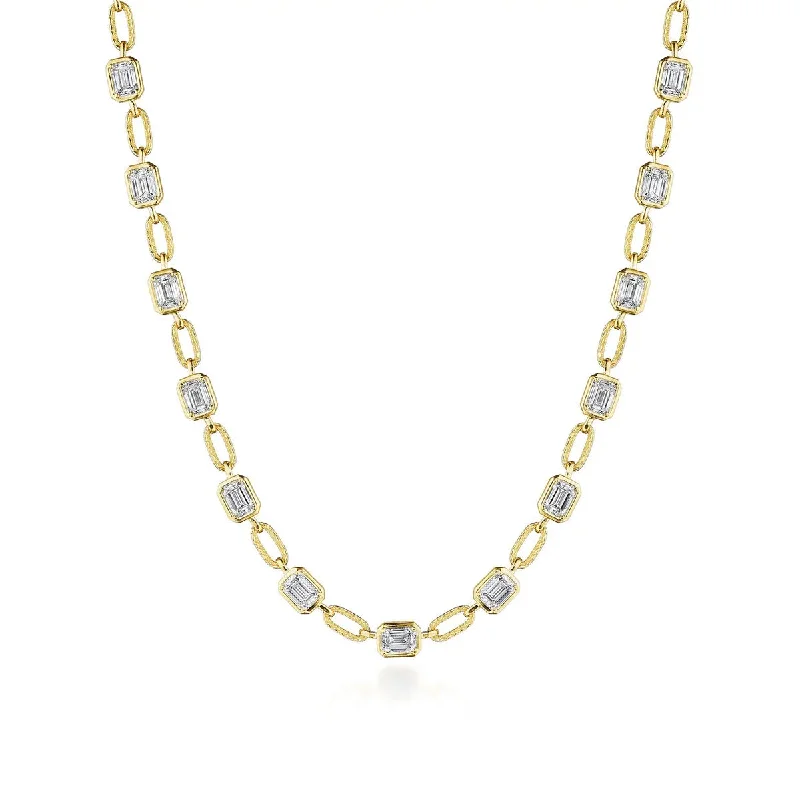 Women’s pearl necklaces-Tacori Allure Diamond Link Necklace