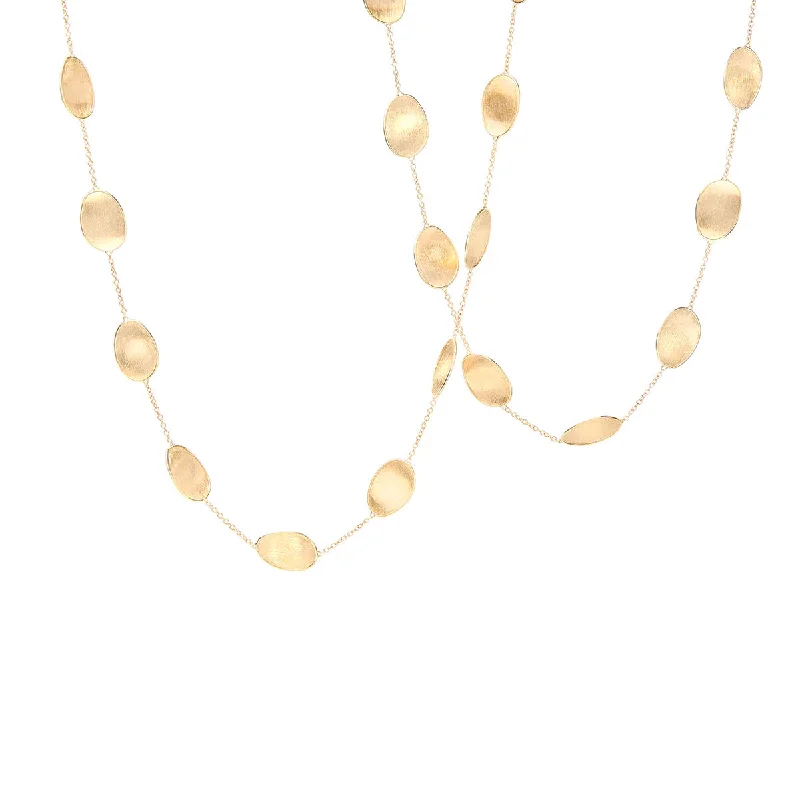 Women’s trendy necklaces-Marco Bicego Lunaria Petal Long Necklace