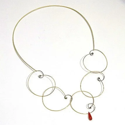 Women’s infinity necklaces-Doodle Neckpiece