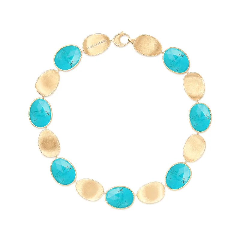 Women’s matching necklaces-Marco Bicego Lunaria Turquoise Collar Necklace