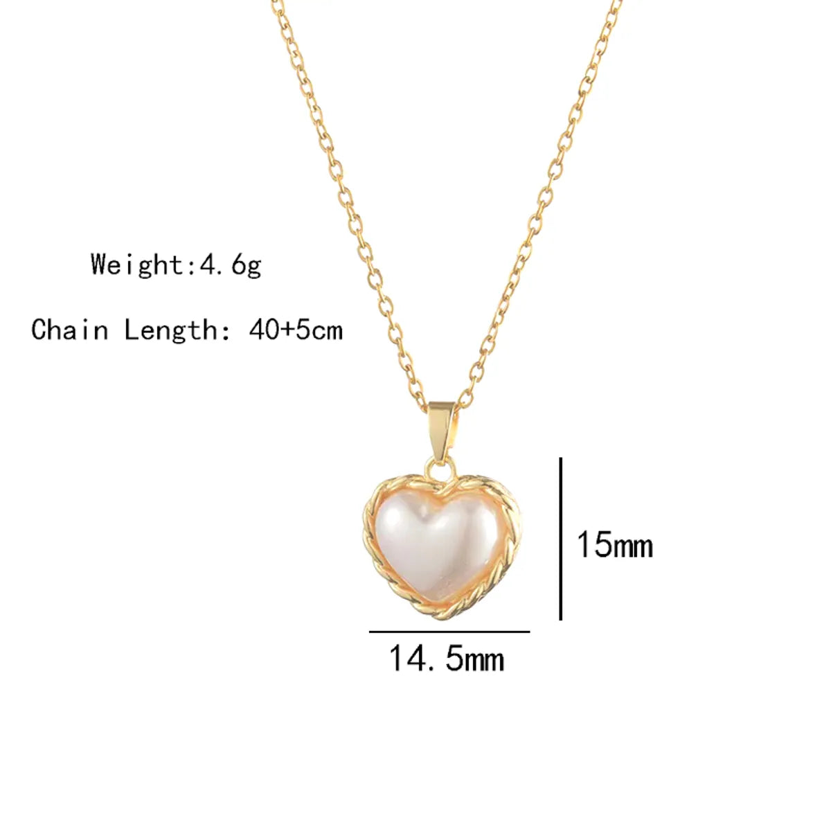 Gold Lace Heart Necklace