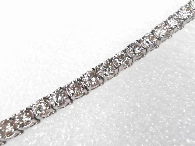 Women’s colorful bracelets-Women’s colorful bracelets-14K White Gold Lab Diamond Bracelet, 17.00 ctw New