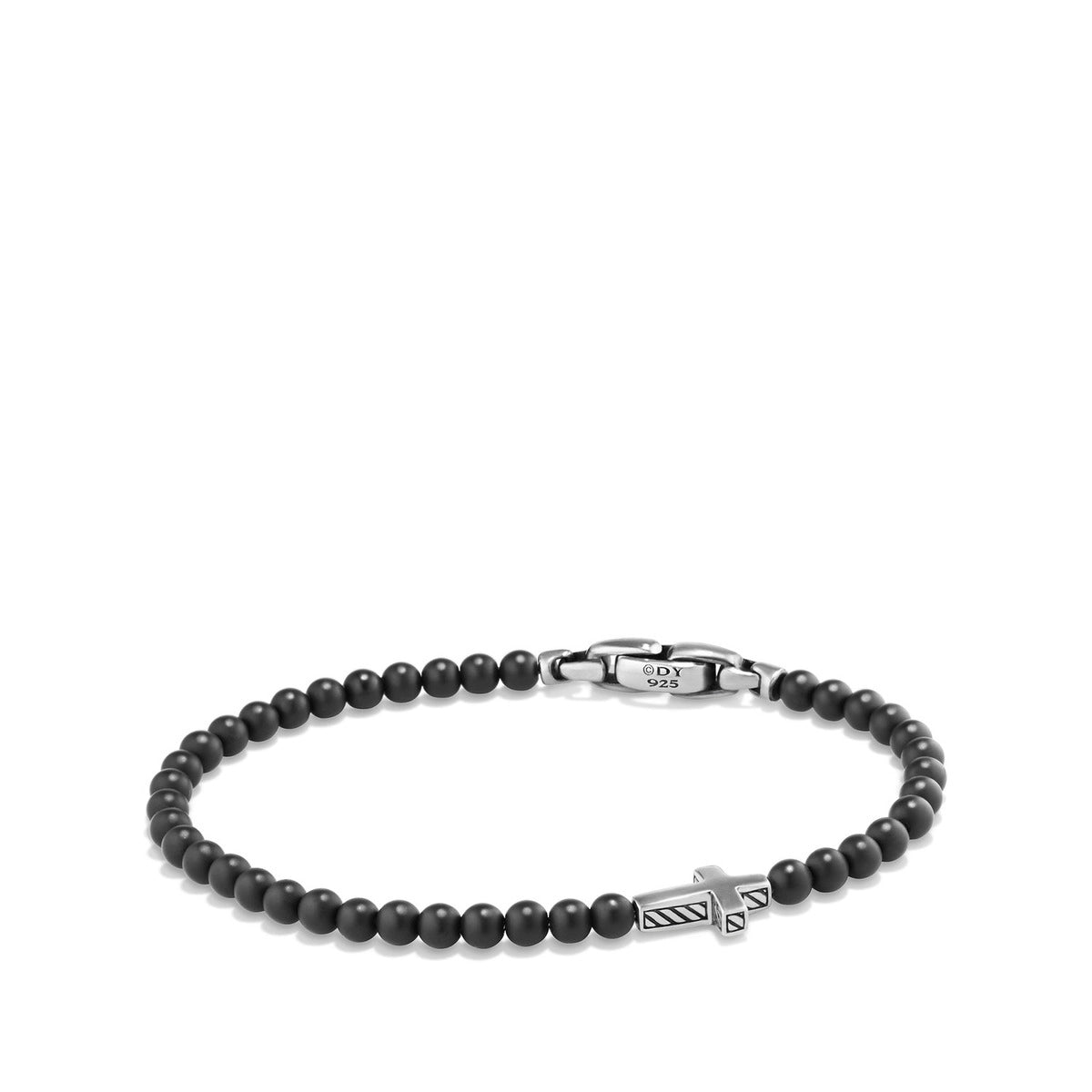 Women’s adjustable cuff bracelets-David Yurman Cross Bead Bracelet