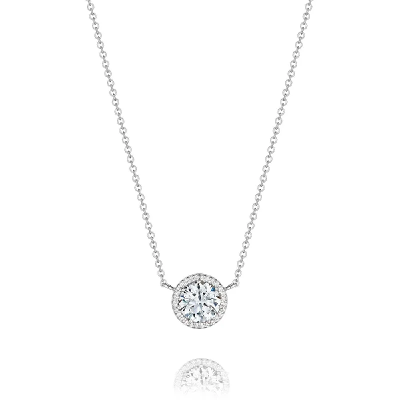 Women’s emerald necklaces-Tacori Bloom Diamond Necklace FP67065