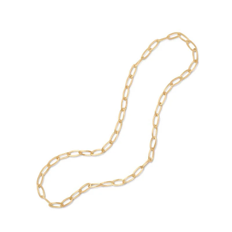 Women’s pearl choker necklaces-Marco Bicego Jaipur Gold Convertible Oval Link Necklace