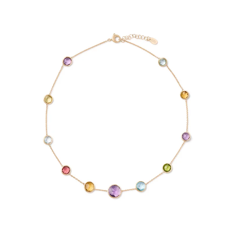 Women’s stylish pendant necklaces-Marco Bicego Jaipur Color Gemstone Necklace