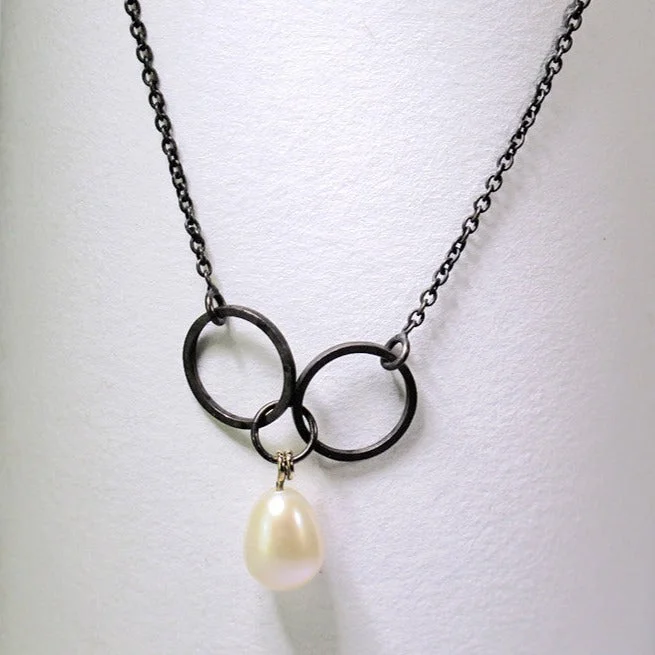 Women’s infinity necklaces-When Two Hearts Come Together