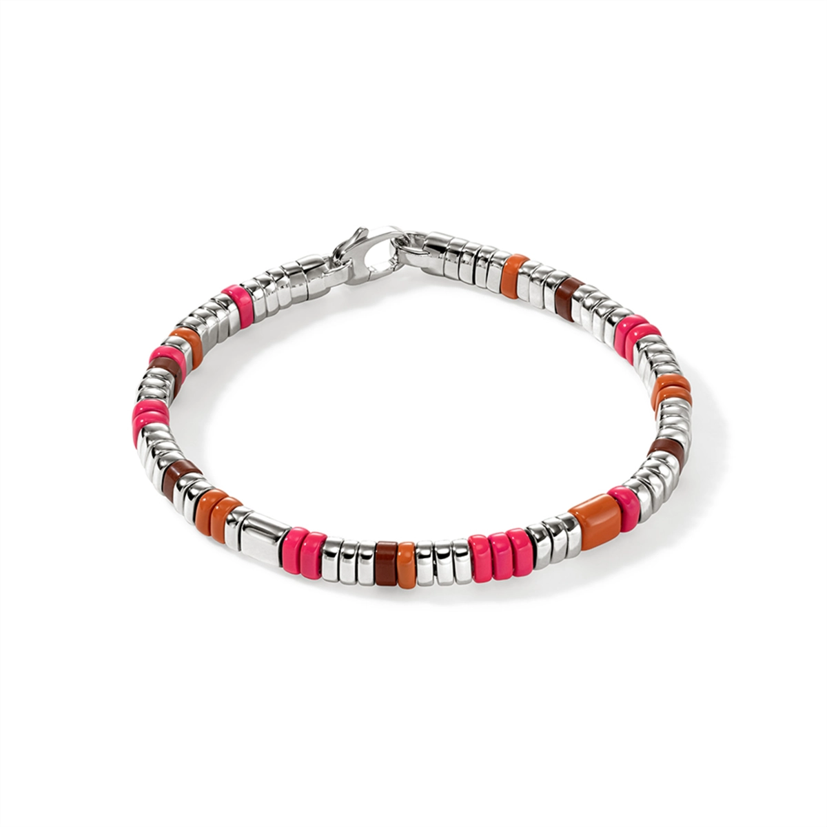 Women’s unique bracelets-John Hardy Sterling Silver 5mm Colorblock Bracelet