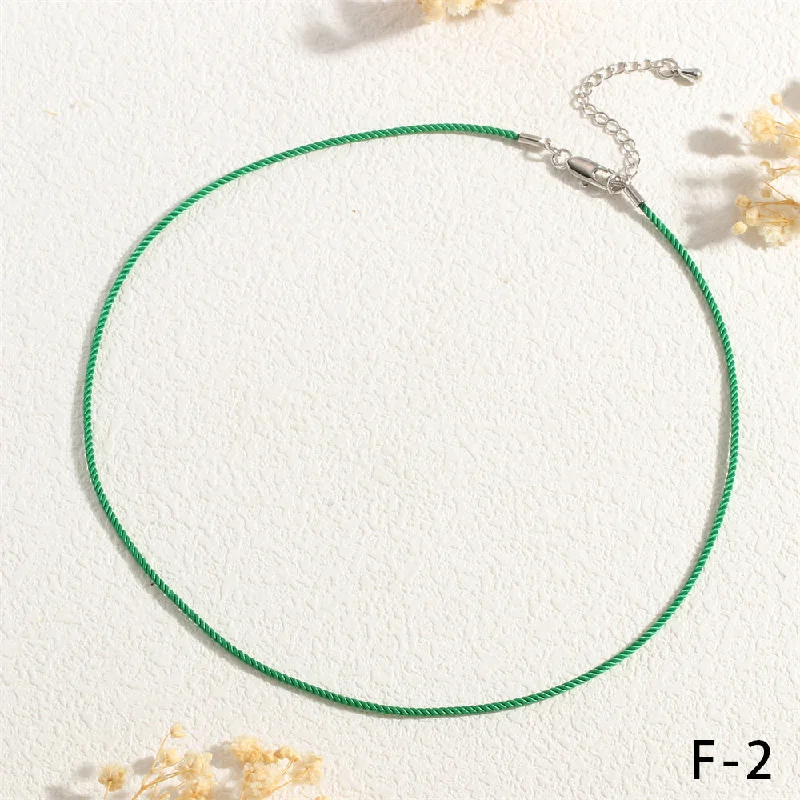 NE2173-Green Platinum Tail Chain